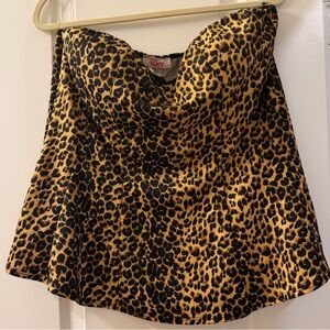 Lux Leopard Print Women's Blouse